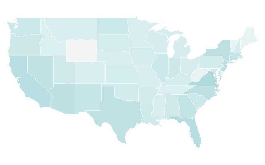 Affinity by region — Dividend, United States