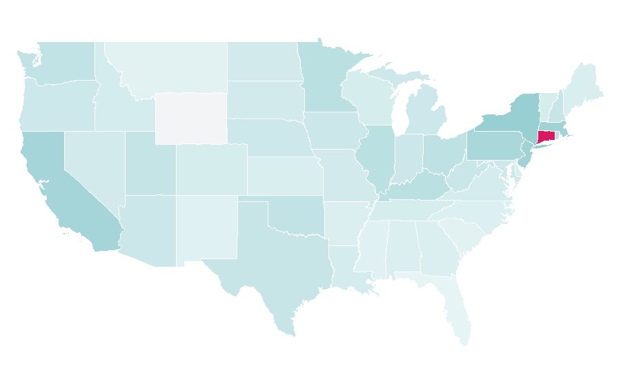 Affinity by region — Dixie D'Amelio, United States