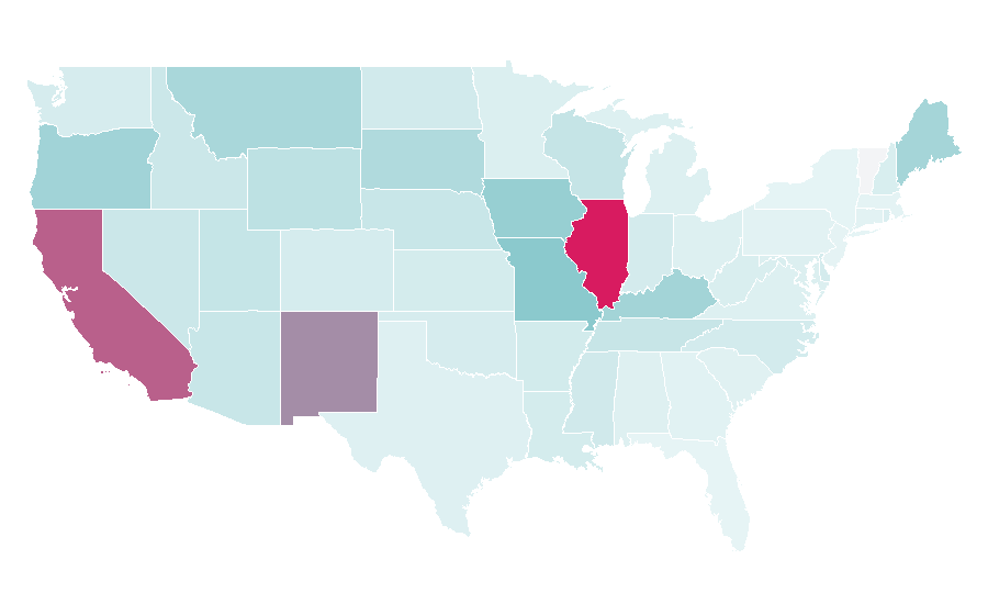 Affinity by region — Dixon, United States
