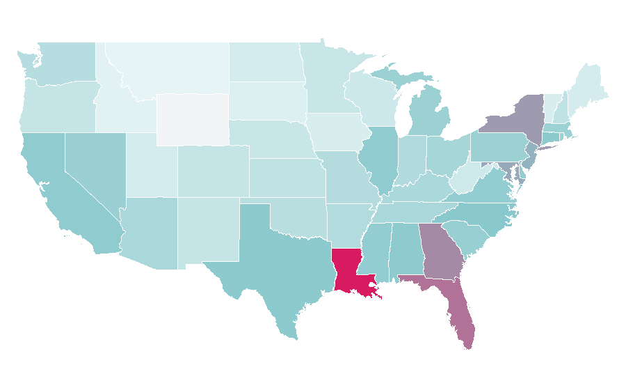 Affinity by region — DJ Khaled, United States