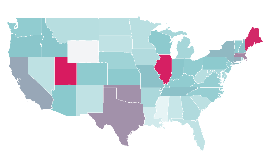 Affinity by region — Djo, United States