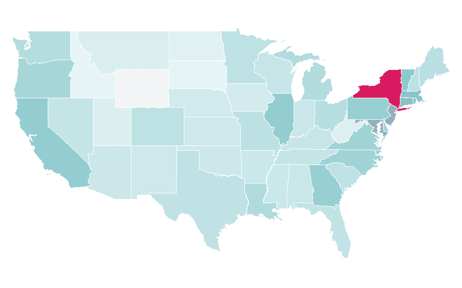 Affinity by region — Do the Right Thing, United States