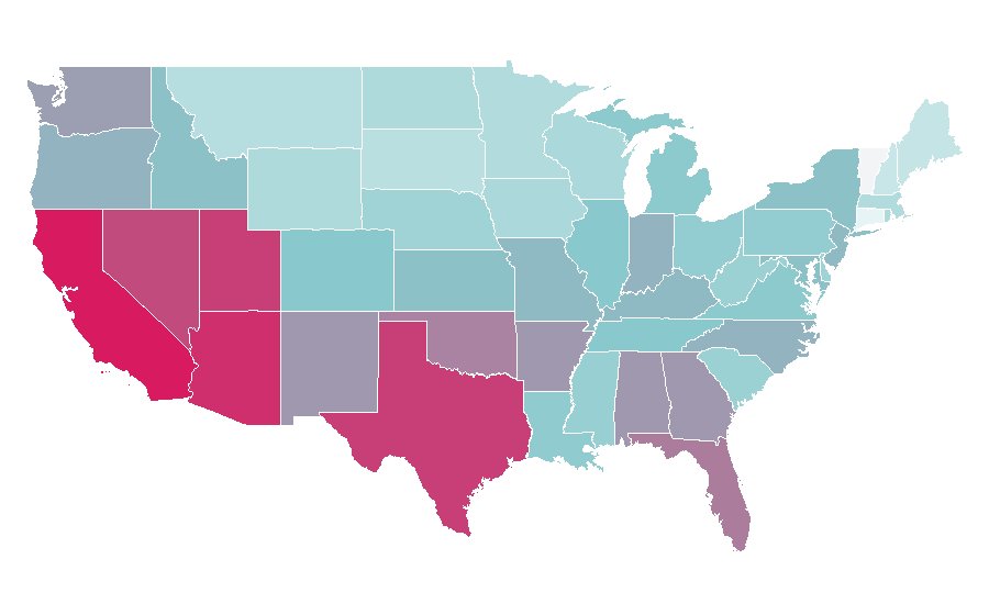 Affinity by region — Doctor Strange, United States