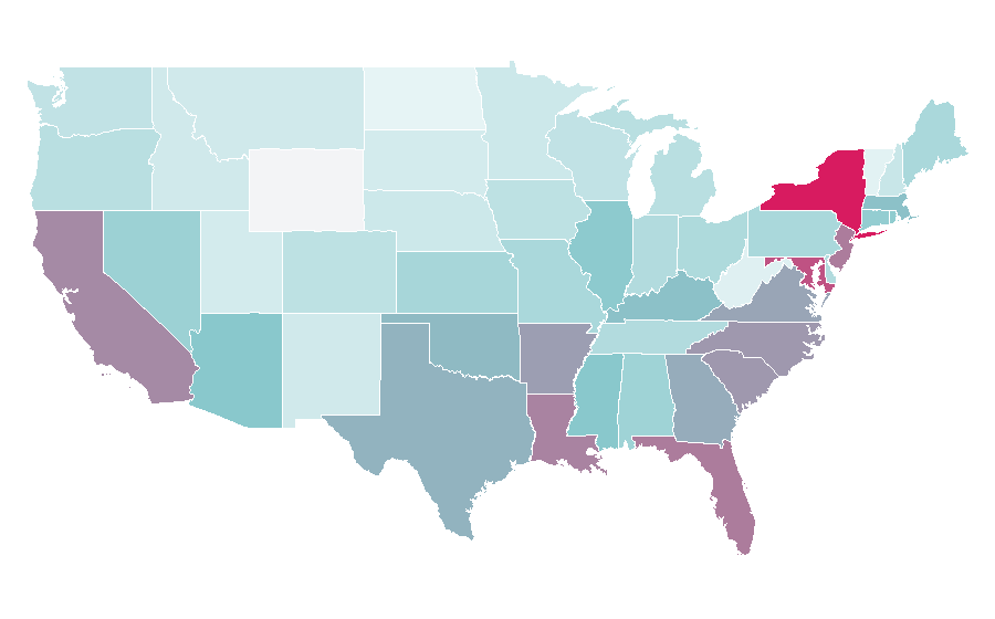 Affinität nach Region — Document, USA