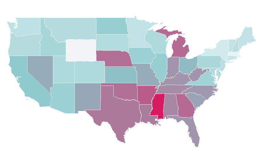 Affinity by region — Dodge Charger Daytona, United States