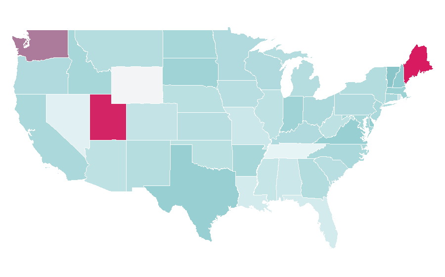 Affinity by region — Dodò, United States