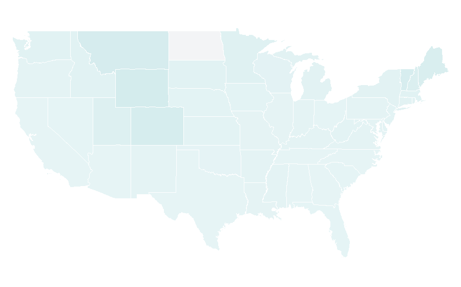 Affinity by region — Dog sled, United States