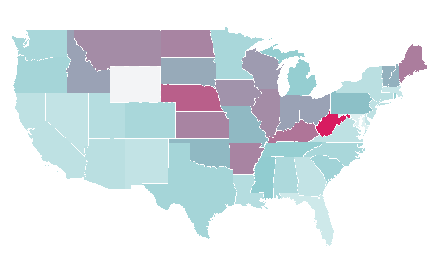 Affinity by region — Dog toy, United States