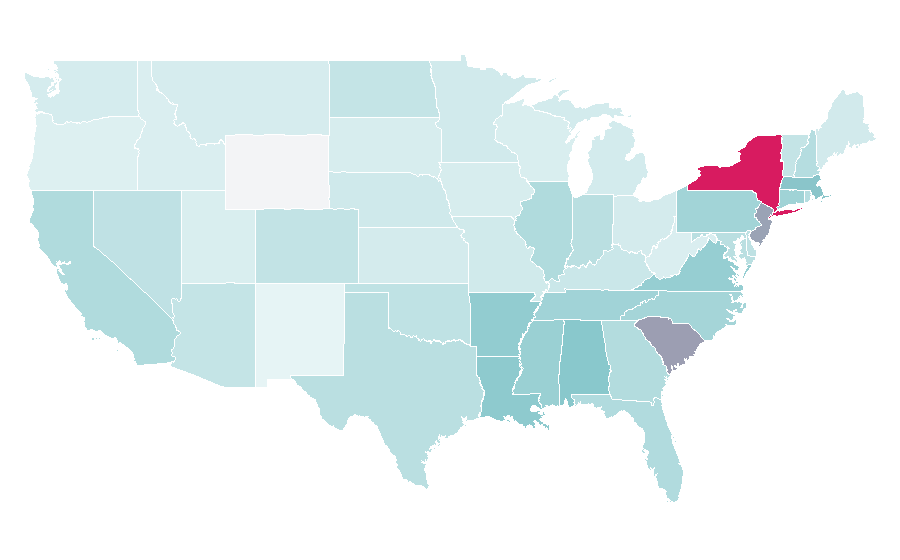 Affinity by region — Dolce Vita (TVB), United States