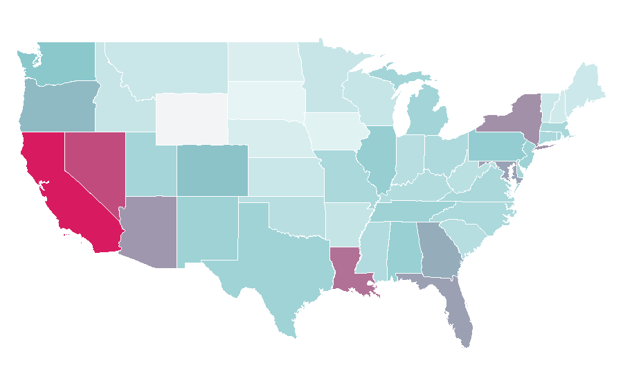 Affinity by region — Dolls Kill, United States