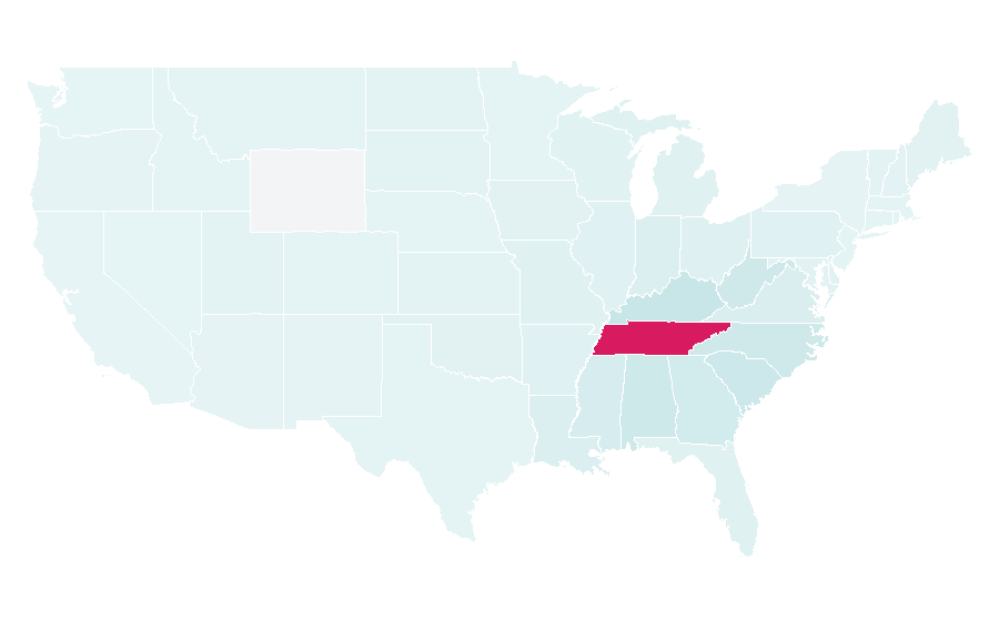 Affinity by region — Dollywood, United States