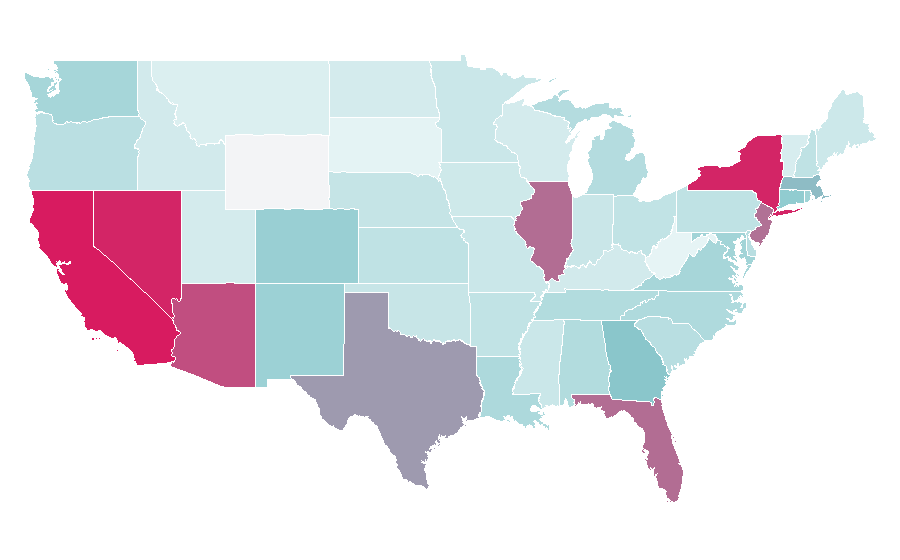 Affinity by region — Dom Pérignon (wine), United States