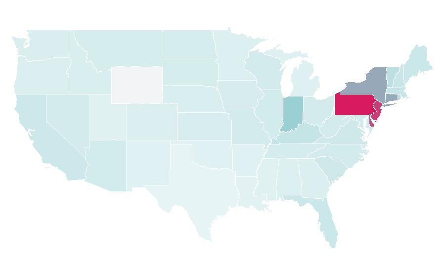 Affinity by region — Don Mattingly, United States