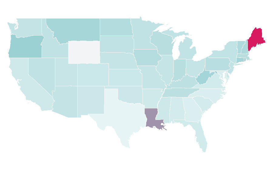 Affinity by region — Don McLean, United States