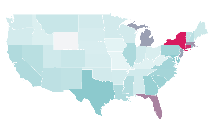 Affinity by region — Dorado, Puerto Rico, United States