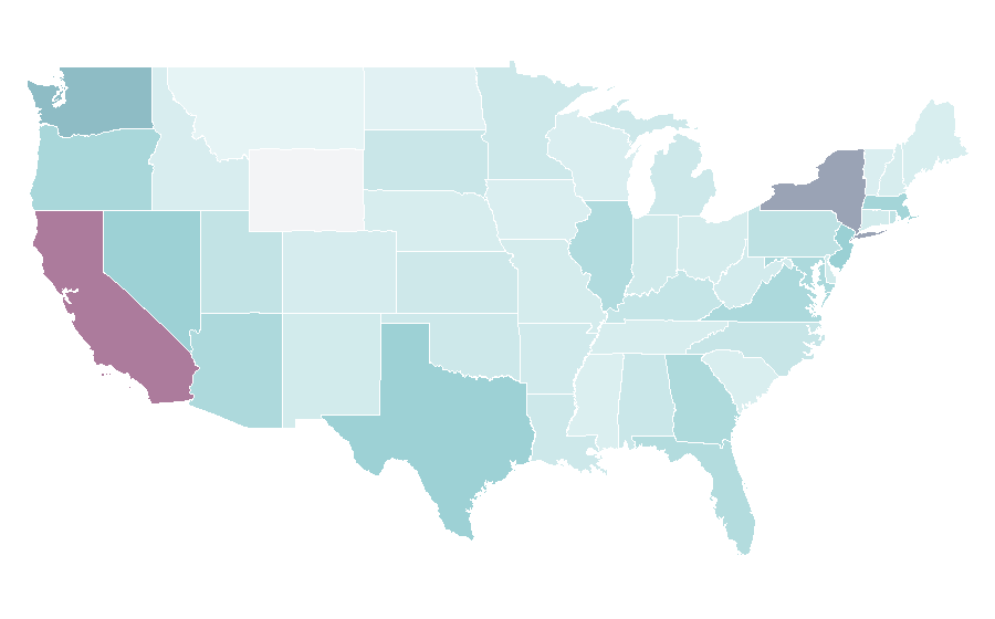 Affinity by region — Doraemon, United States