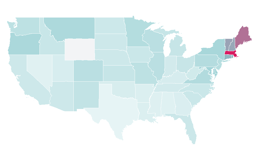 Affinity by region — Doris Kearns Goodwin, United States