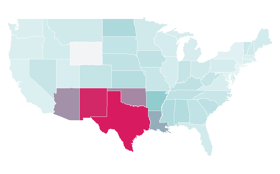 Affinity by region — Dos Equis, United States
