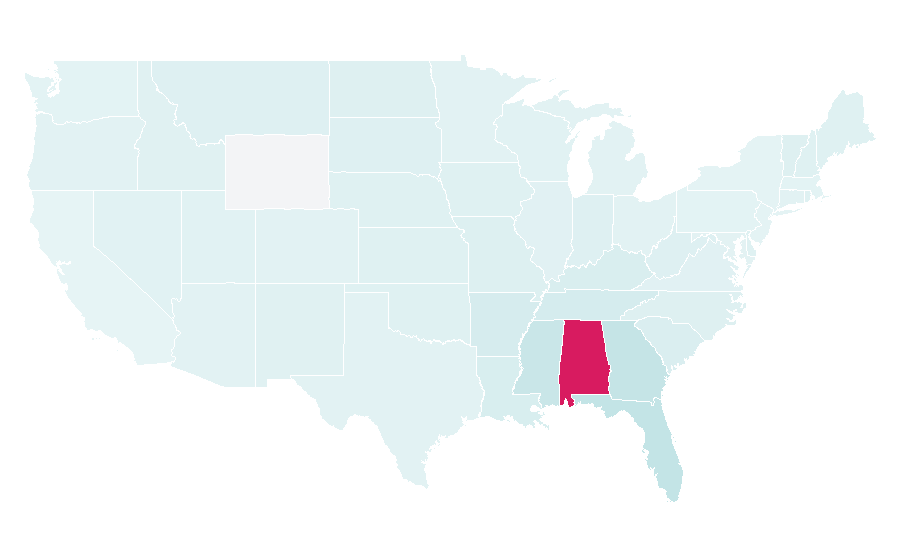 Affinity by region — Dothan, Alabama, United States