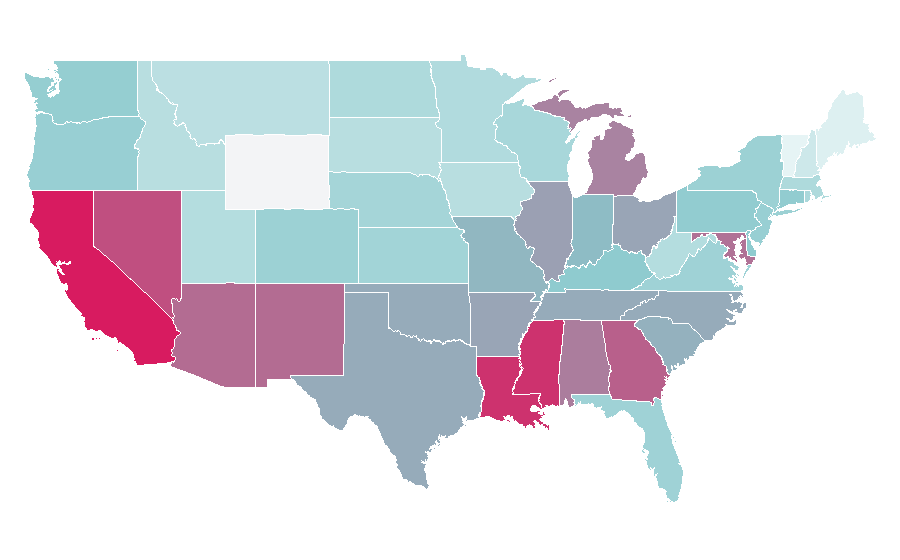 Affinity by region — Dr. Dre, United States