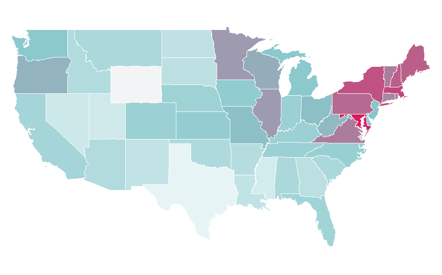 Affinity by region — Dr oz, United States