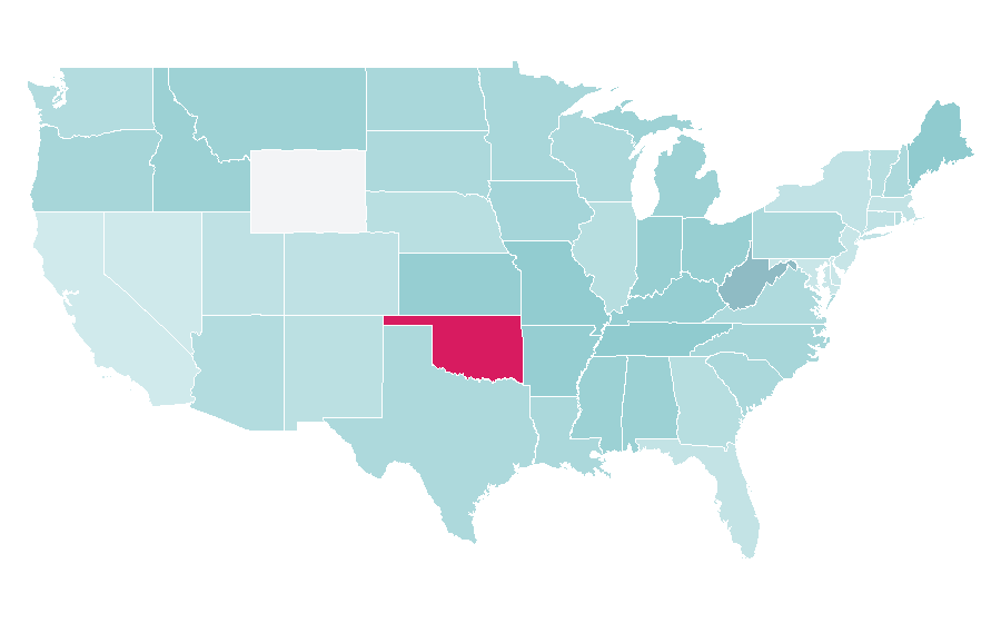 Affinity by region — Dr. Phil (TV series), United States
