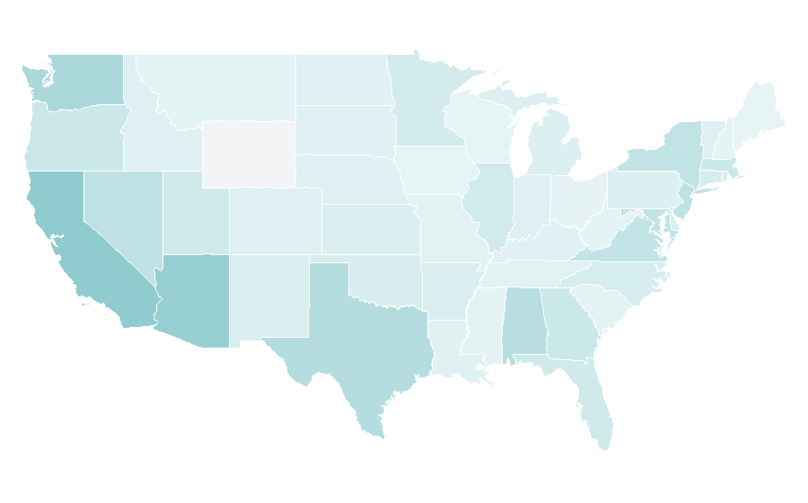Affinity by region — Dr. Slump, United States