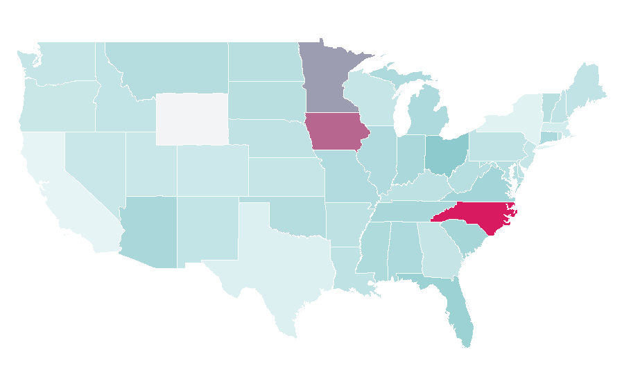 Affinity by region — Drag Illustrated, United States