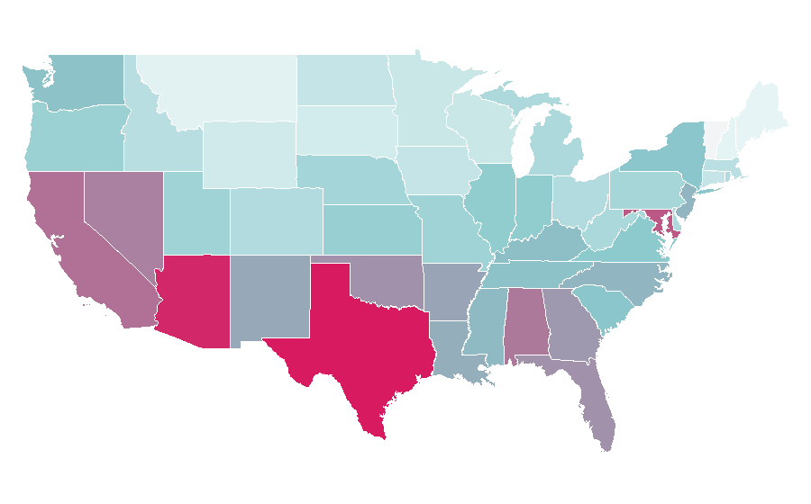 Affinity by region — Dragon Ball, United States