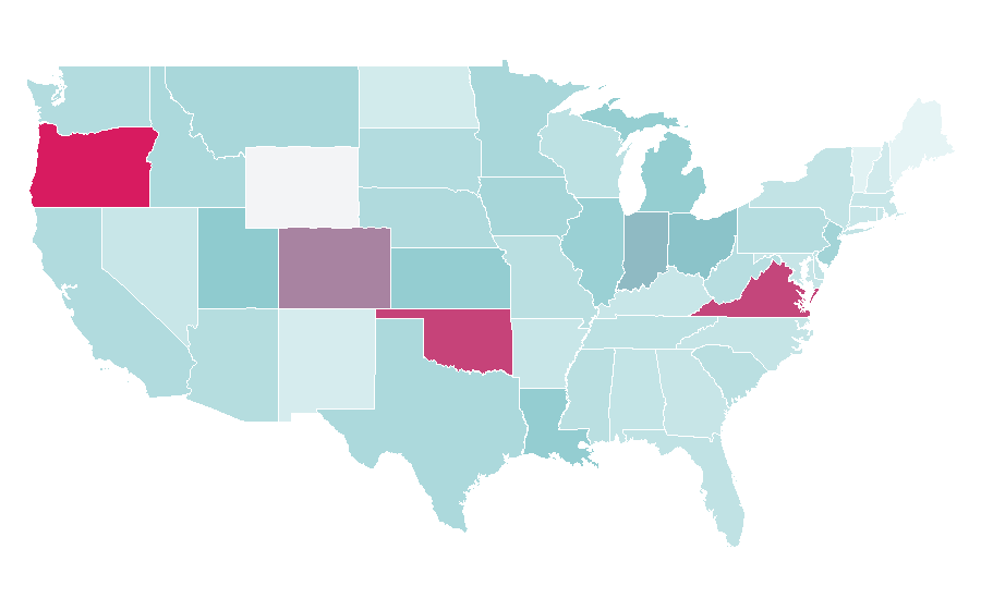 Affinity by region — Drain cleaner, United States