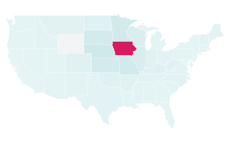 Affinity by region — Drake University, United States