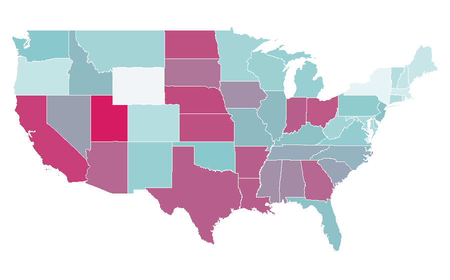 Affinity by region — Dream Cars, United States