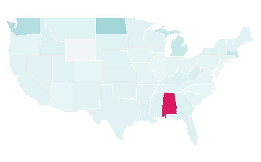 Affinity by region — Dreamland, United States