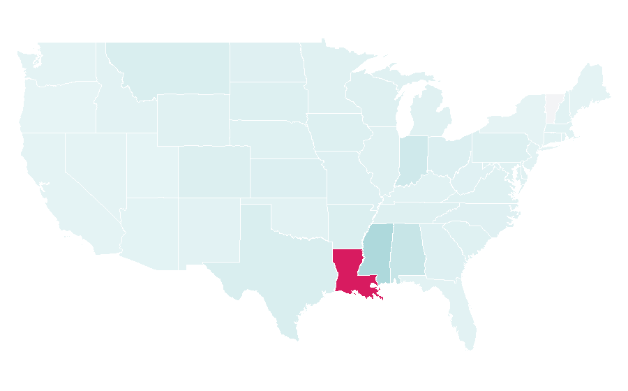 Affinity by region — Drew Brees, United States