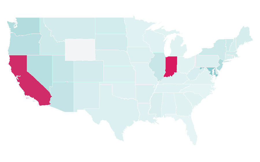 Affinity by region — Dreyer's, United States