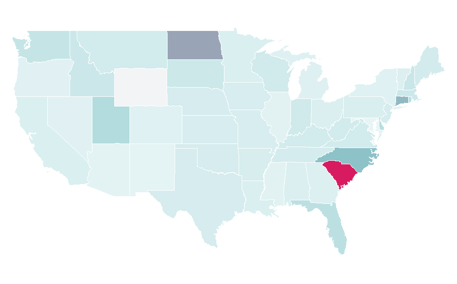 Affinity by region — Drifting (motorsport), United States