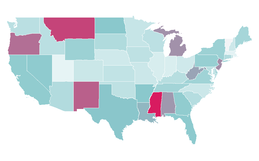 Affinity by region — Driveways, United States