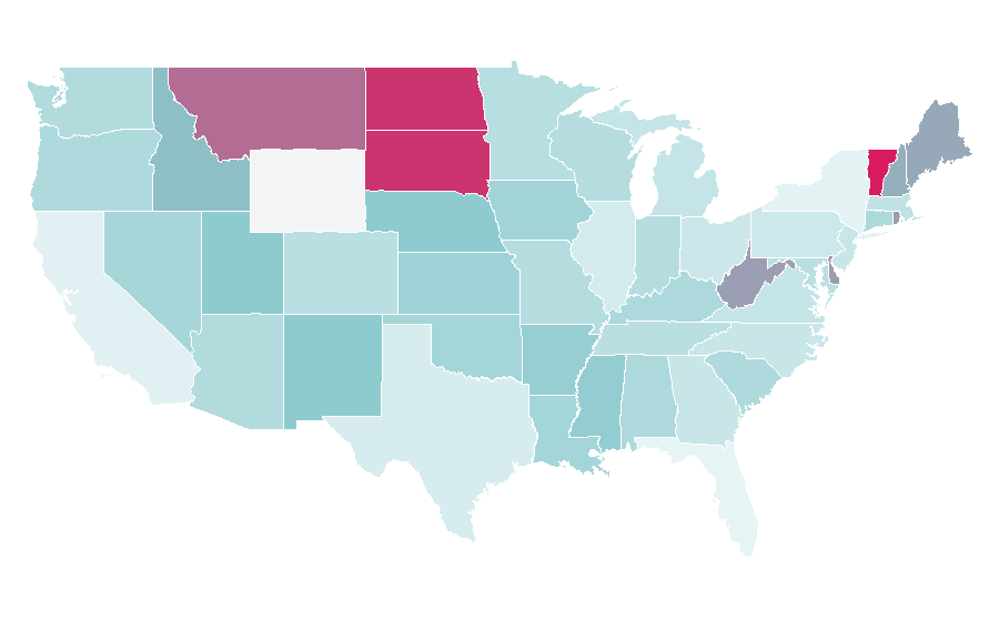 Affinity by region — DSLR photography, United States