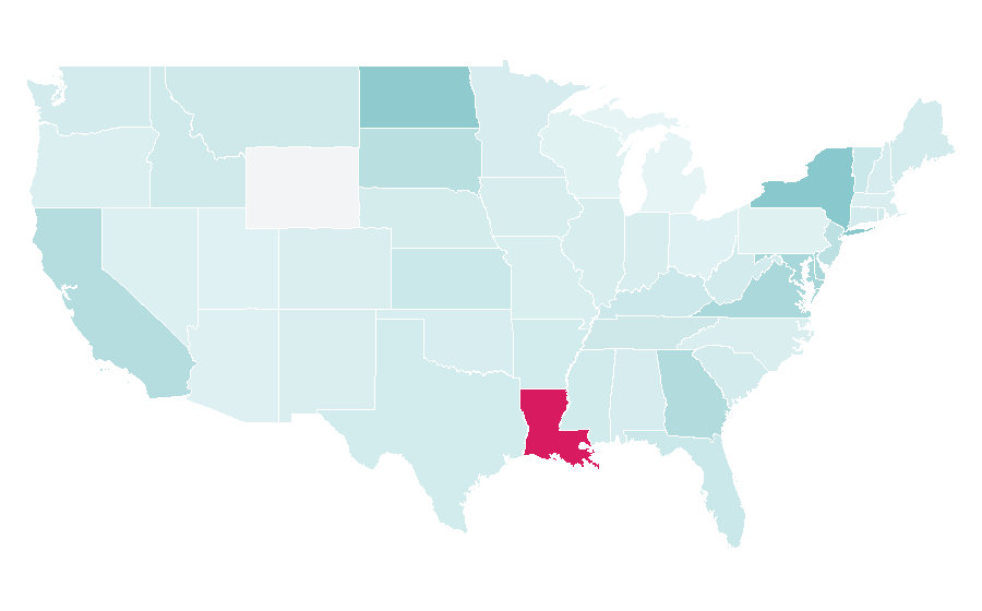 Affinity by region — DStv, United States
