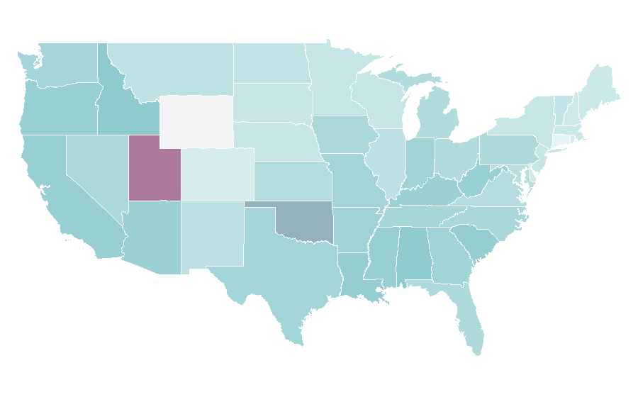 Affinity by region — DuckTales, United States