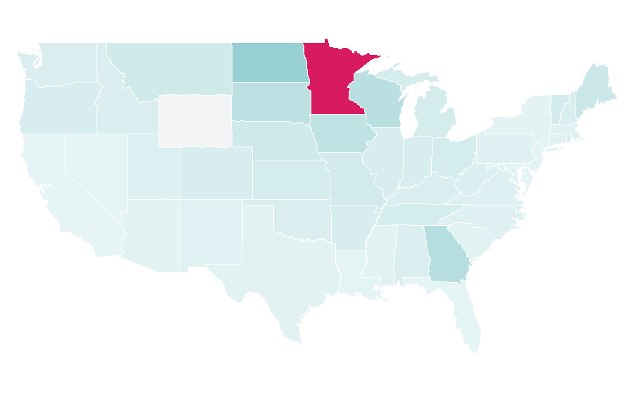 Affinity by region — Duluth, Minnesota, United States