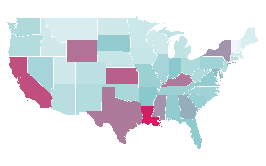 Affinity by region — Dummy, United States