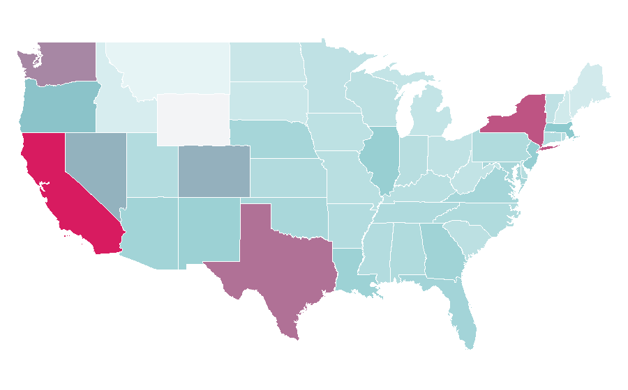 Affinity by region — Dumpling, United States