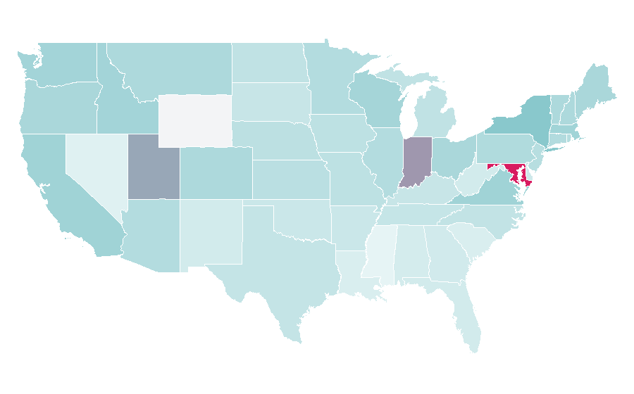 Affinity by region — Dunkirk, United States