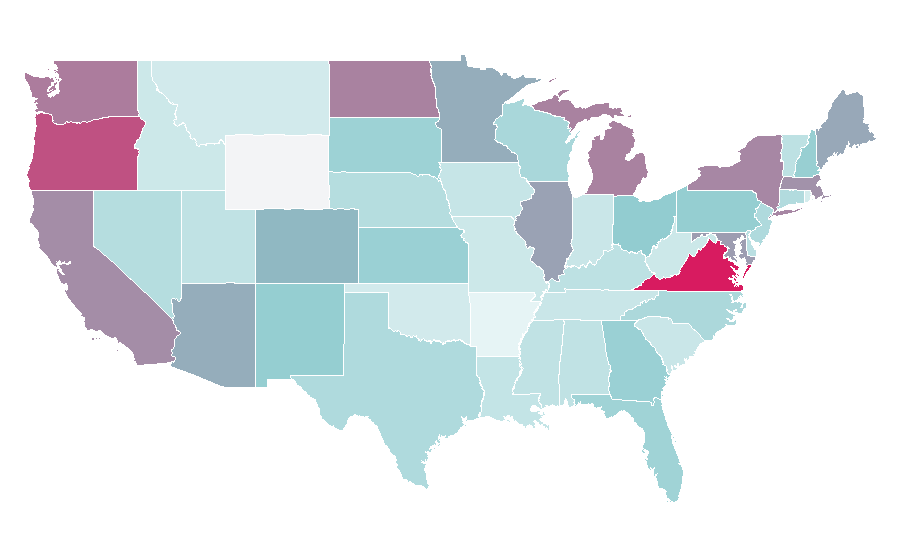 Affinity by region — DW (Deutsch), United States