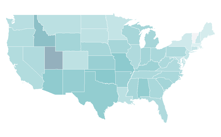 Affinity by region — Dwayne Johnson, United States