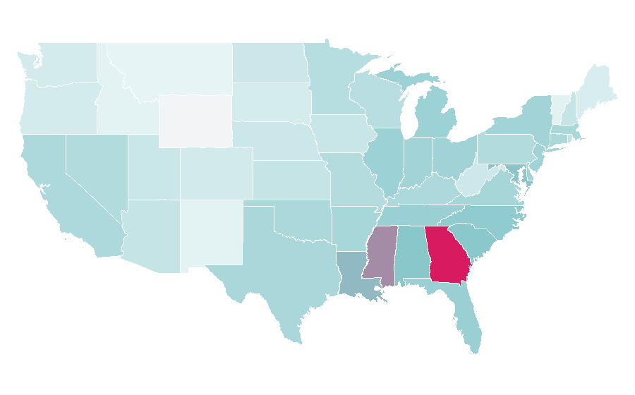 Affinity by region — Dwight Howard, United States