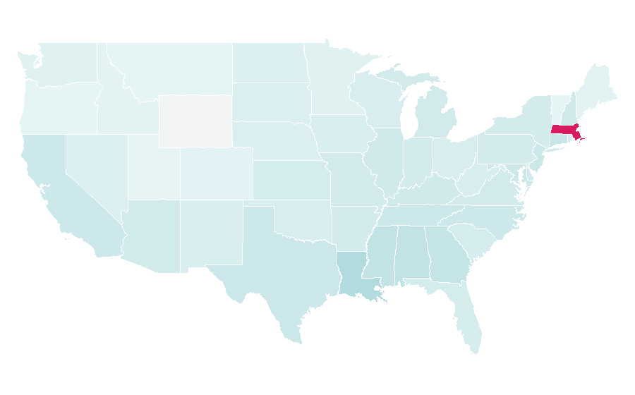 Affinity by region — Dynasty (TV series), United States
