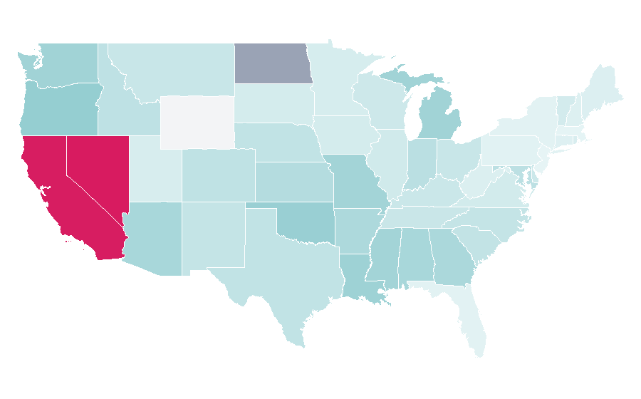 Affinity by region — E-40, United States