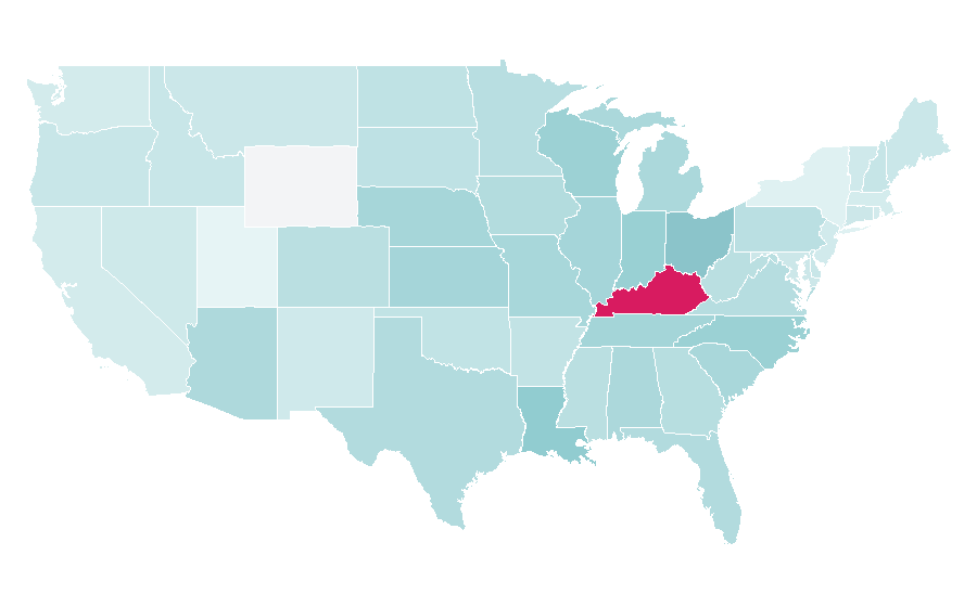 Affinity by region — Eagle Rare, United States